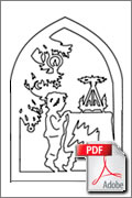 Download kostenlose Laubsägevorlage Fensterbild
